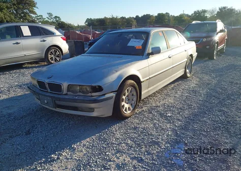 2001 BMW 740Il from USA, damaged, VIN WBAGH83441DP20011